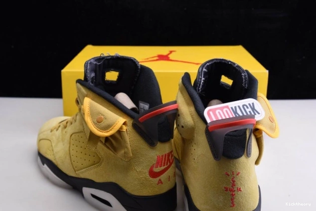 Kick Theory 6 TRAVIS YELLOW X SCOTT JORDAN CN1084-300 AIR 0730
